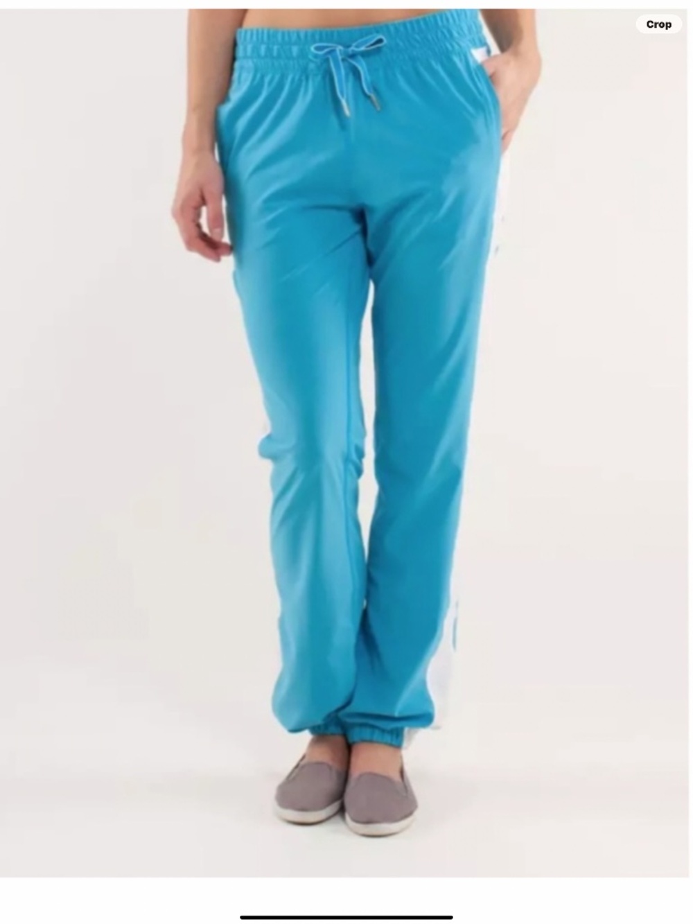 LULULEMON WORK IT OUT TRACK PANT - KAYAK BLUE - SIZE 12